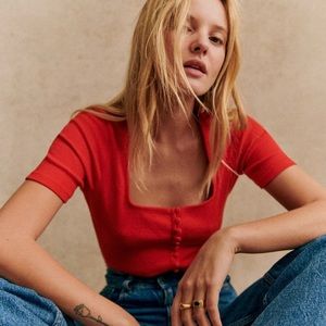 NWT Sezane Grant Tee